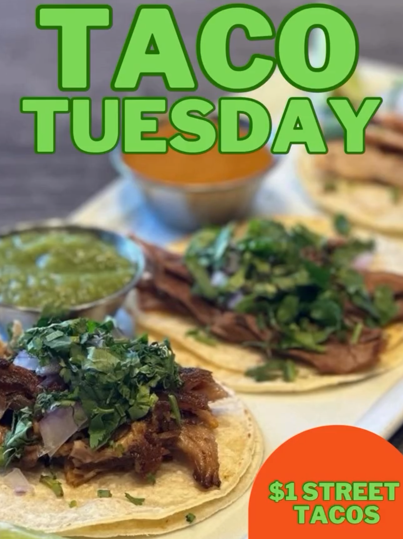 $1 Street Tacos at Semillas Cantina