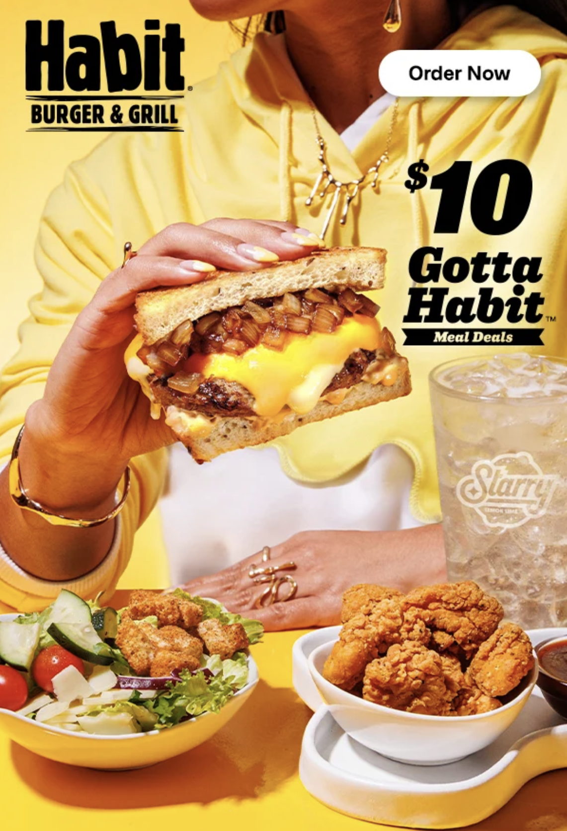 Patty Melt Now Part of Habit's $10 Meal Deal