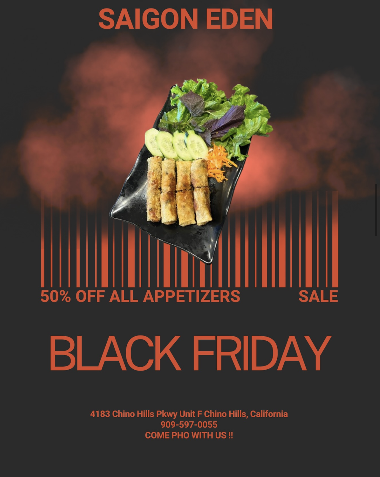 50% Off All Appetizers at Saigon Eden