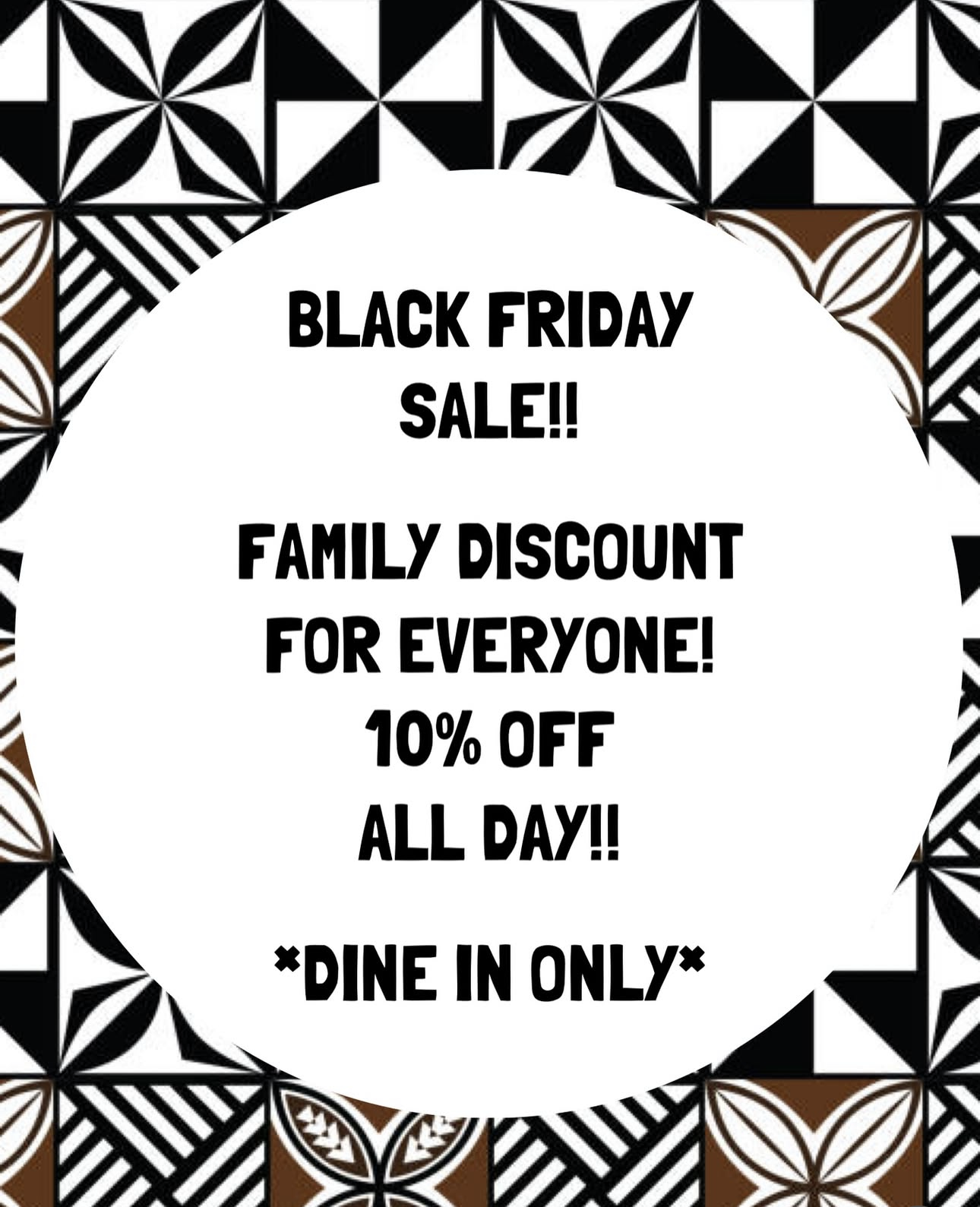10% Off at North Shore Plate Lunch for Black Friday