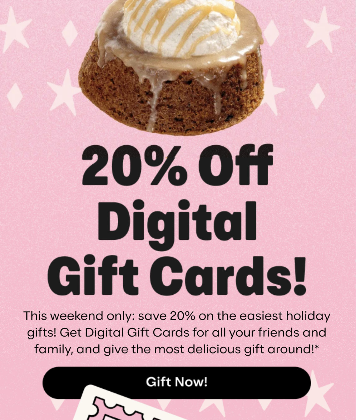 20% Off Digital Gift Cards at Crumbl