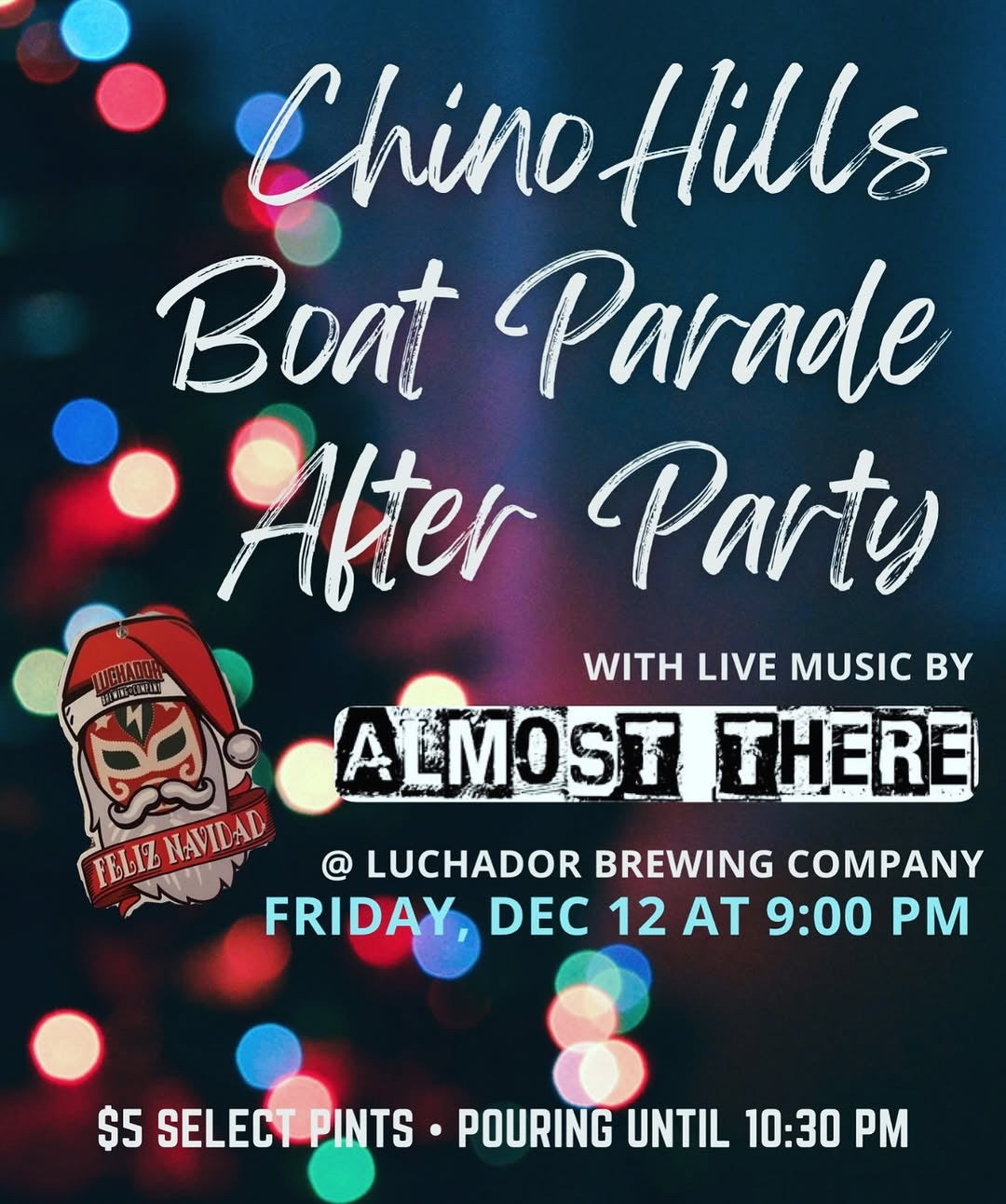 $5 Select Pints at Luchador Brewing Company on 12/12