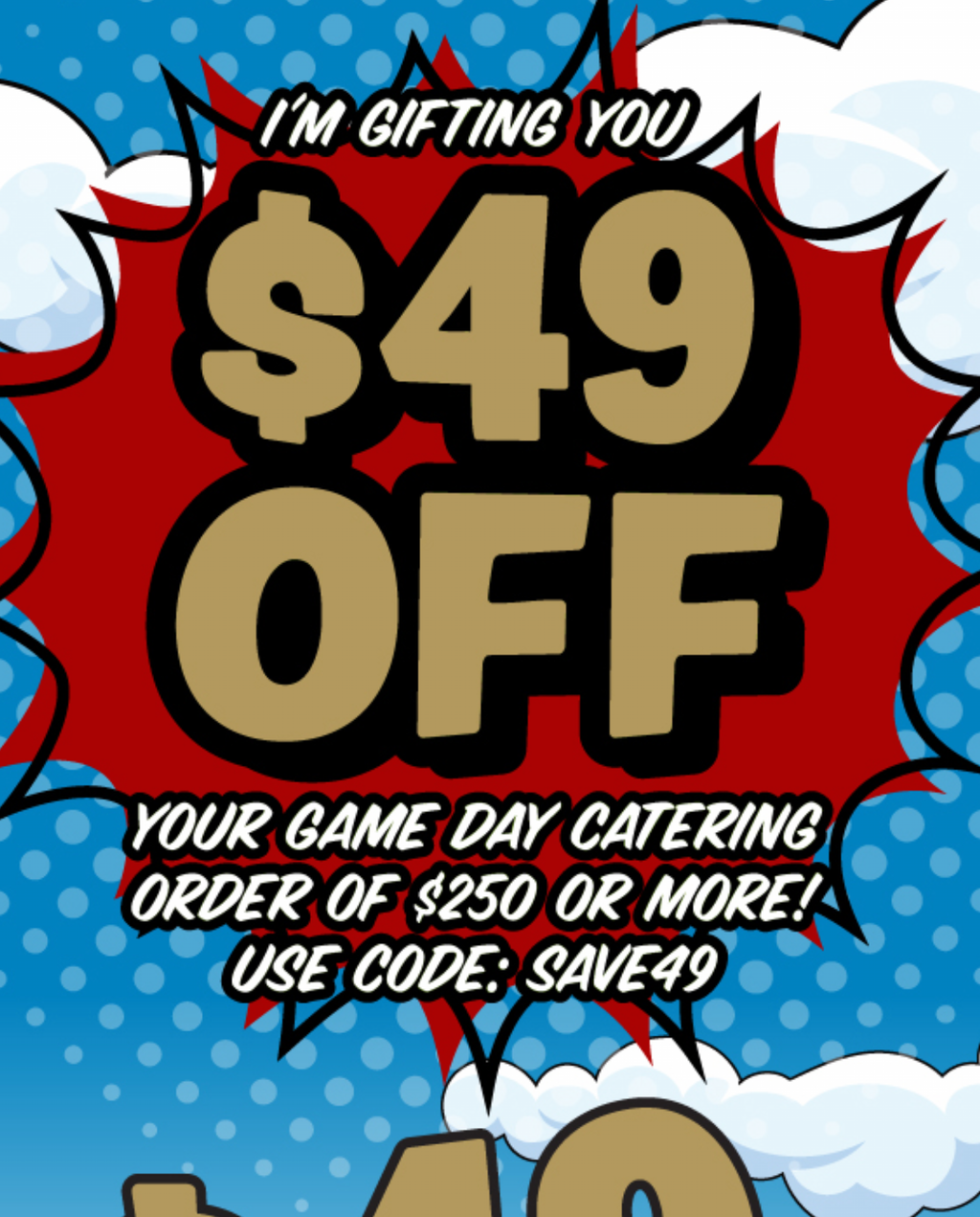$49 Off Catering Order of $250+ at Ike's Sandwiches