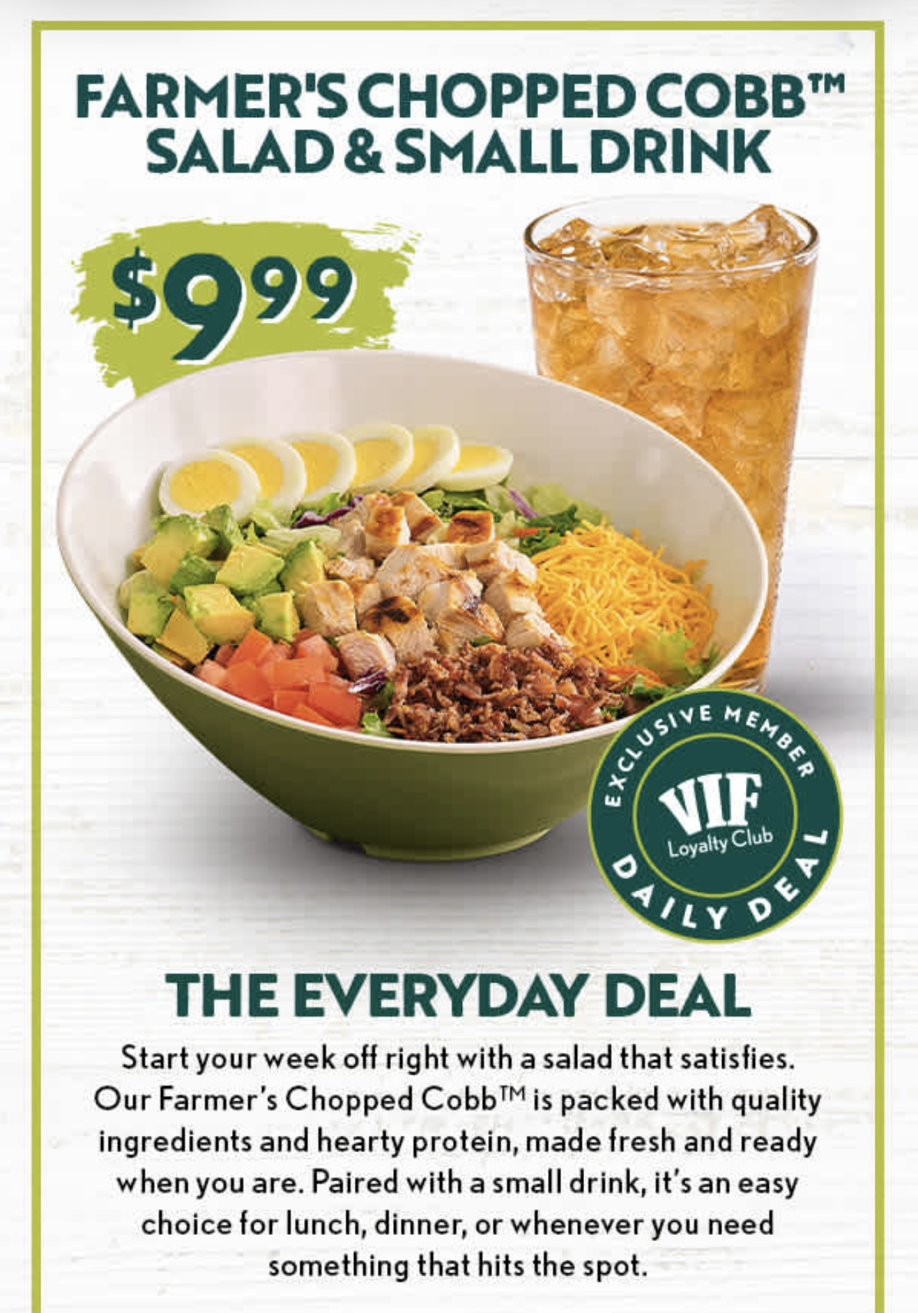 Farmer Boys Everyday Deal $9.99