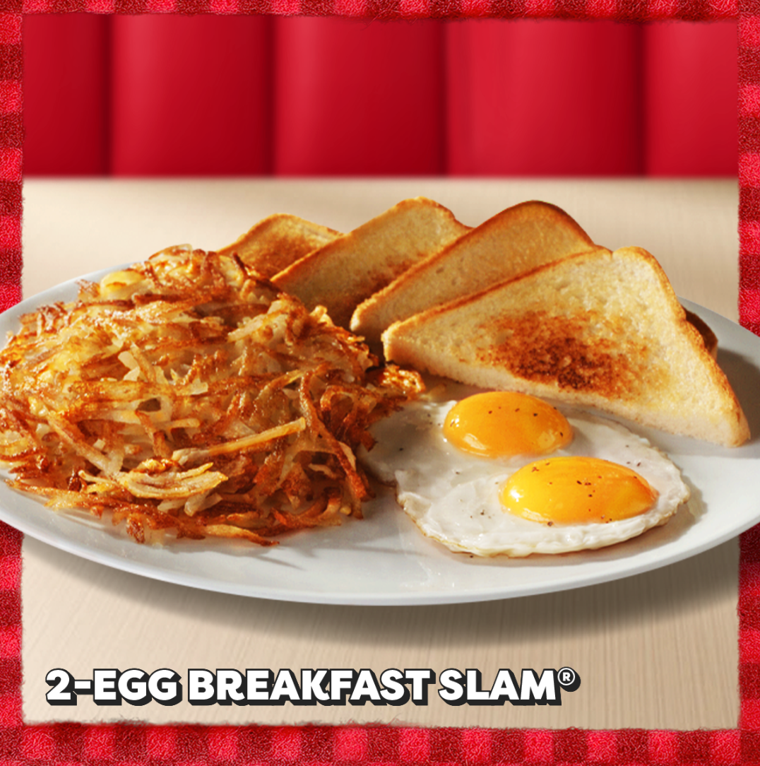 $5 2-Egg Breakfast Slam at Denny's