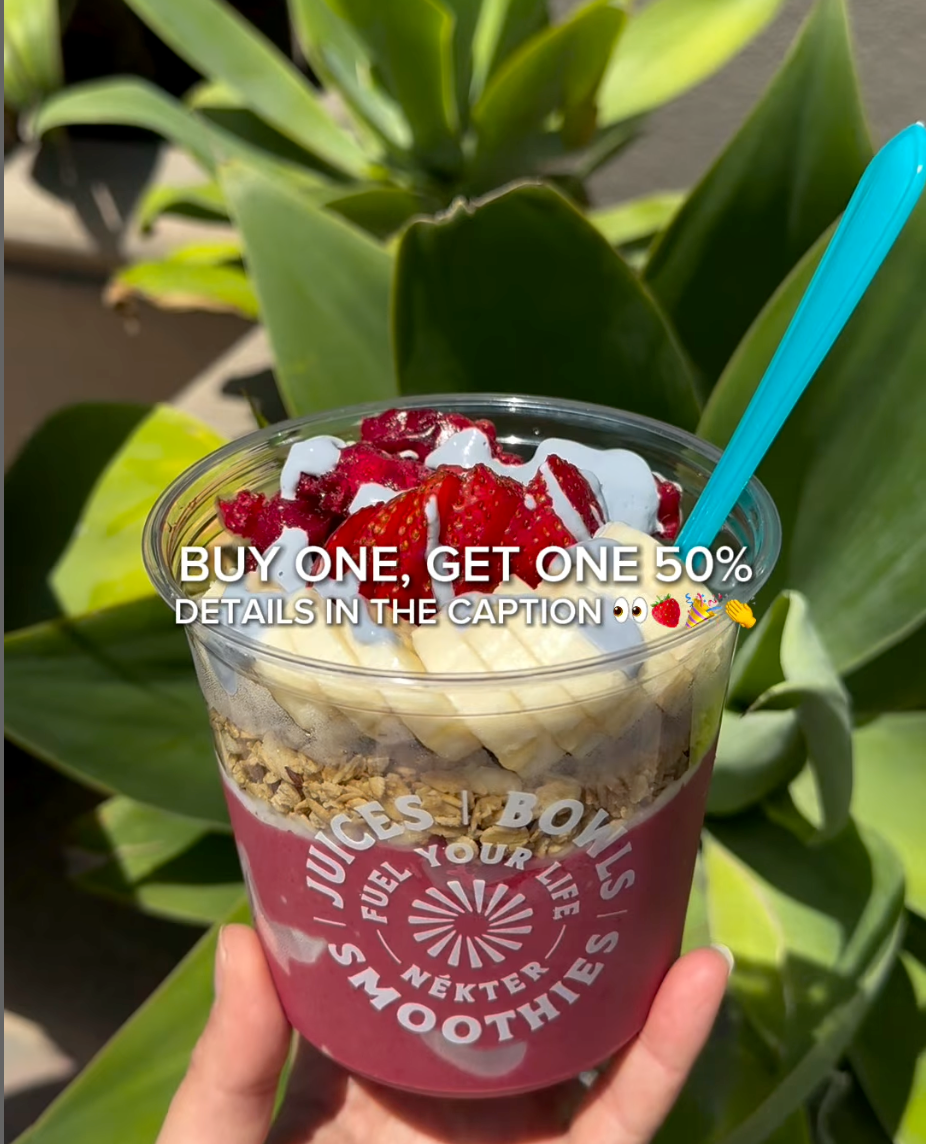 BOGO 50% Off at Nekter