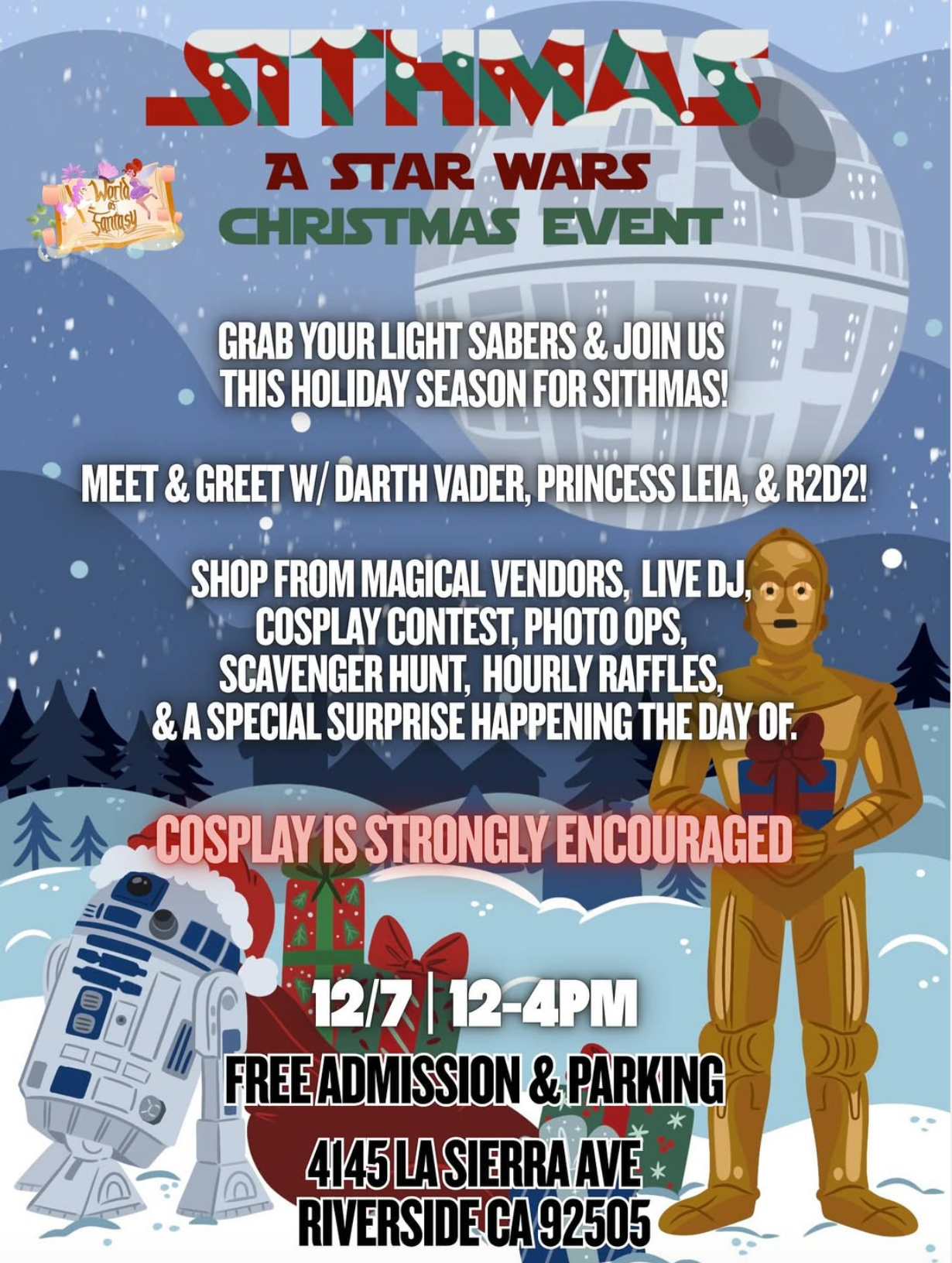 Sithmas: A Star Wars Christmas Event — Free!