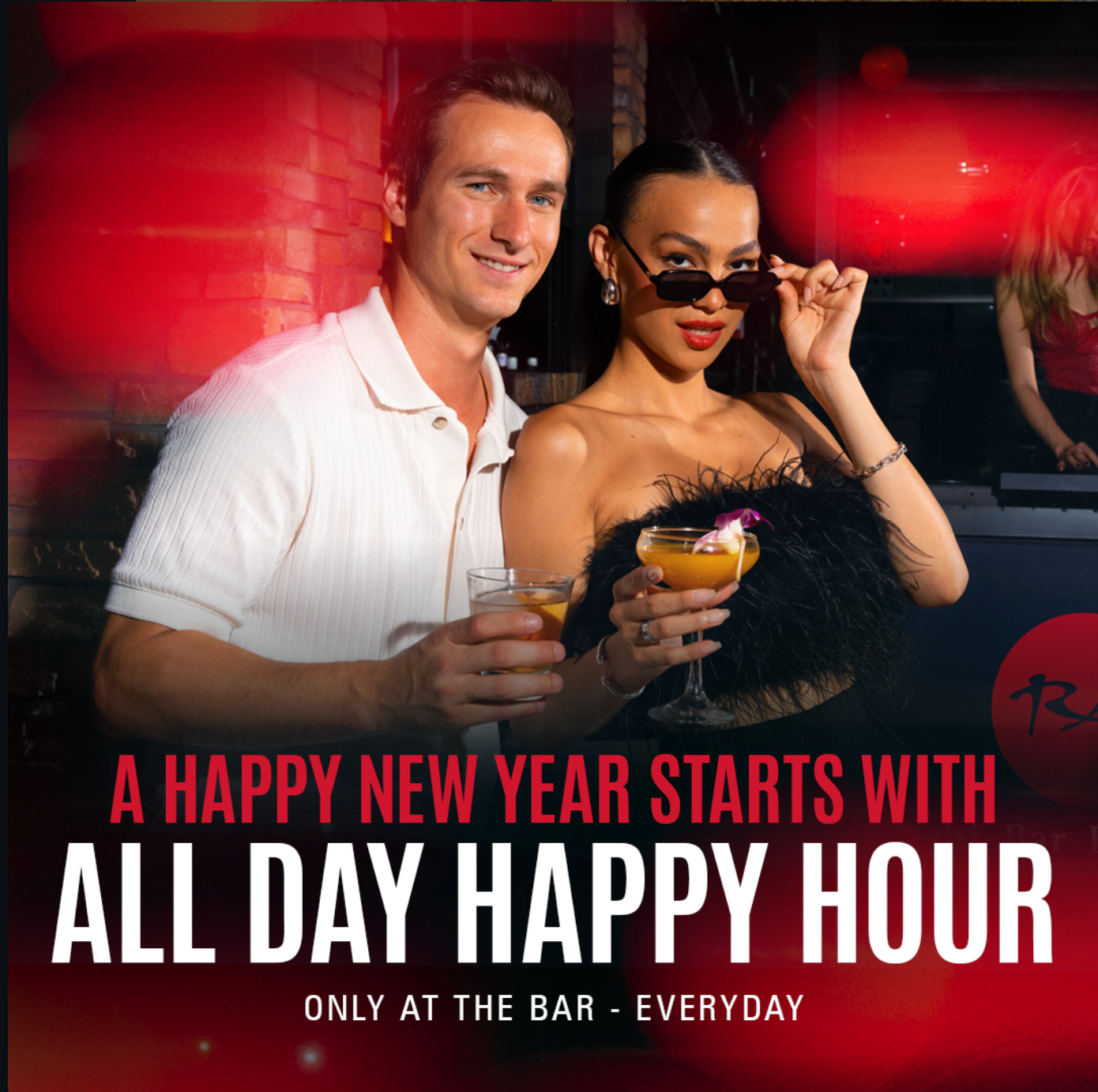 Happy Hour All Day, Every Day in January at RA Sushi