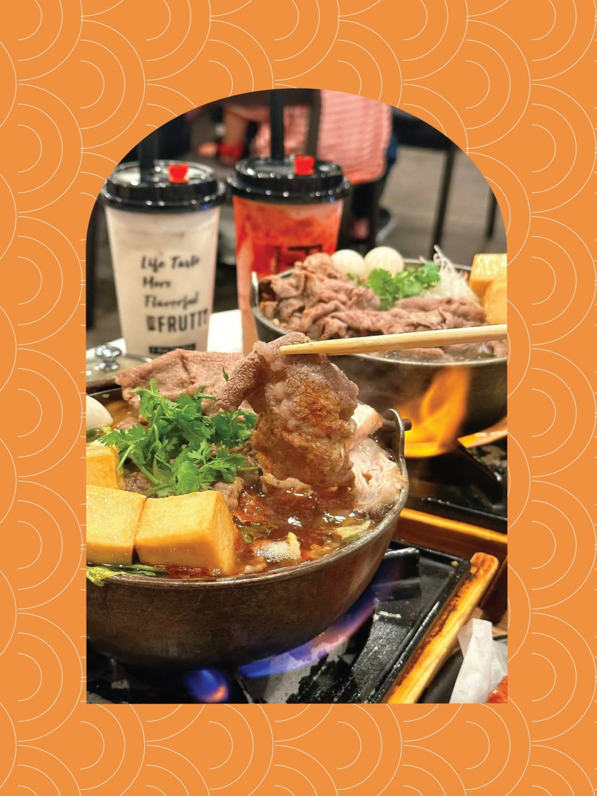 Free Drink with a Hot Pot at Pot on Fire