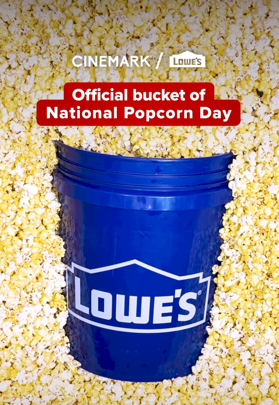 BYOBucket to Cinemark for $5 Popcorn