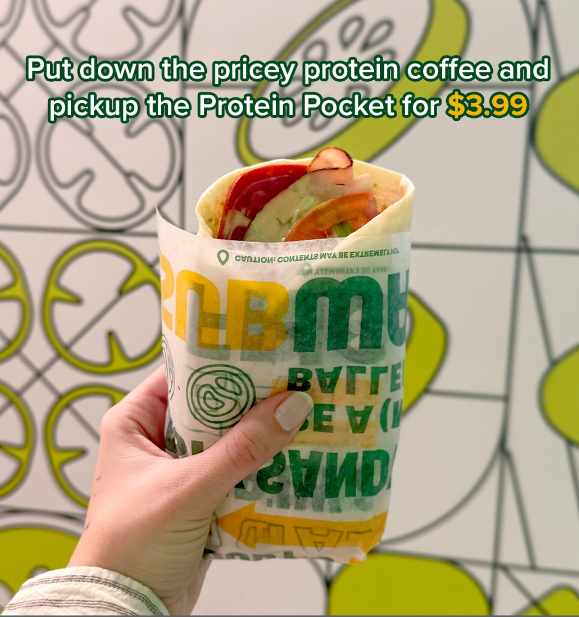 $3.99 New Protein Pockets at Subway