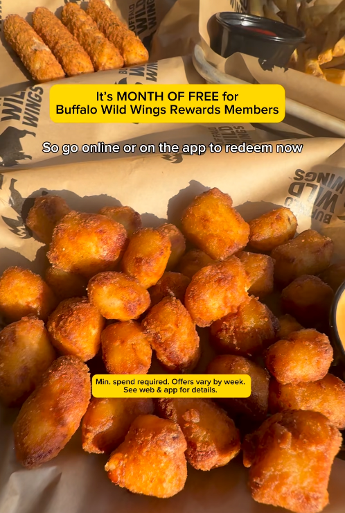 Free Appetizer for Rewards Members with a $10+ Purchase