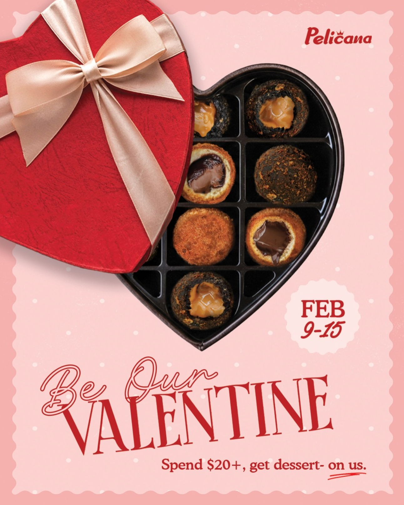 Spend $20+, Get Free Dessert at Pelicana