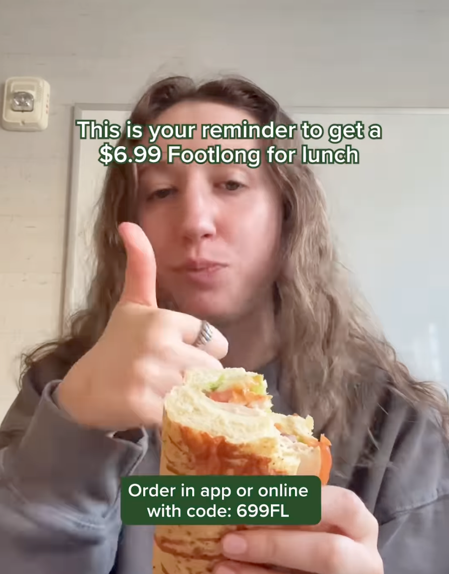 $6.99 Any Footlong at Subway
