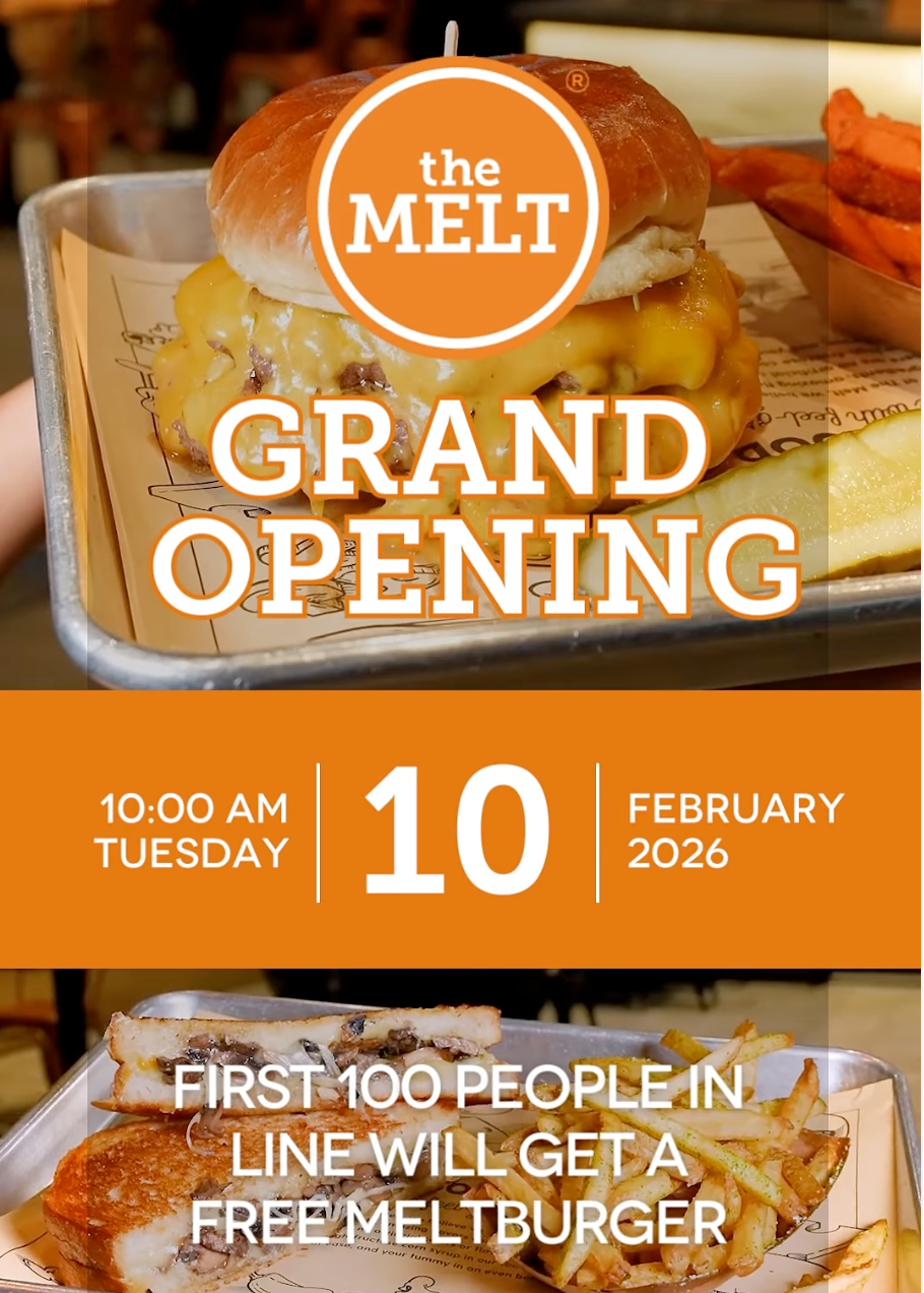 The Melt Brea Grand Opening + Free Burger for First 100 Guests