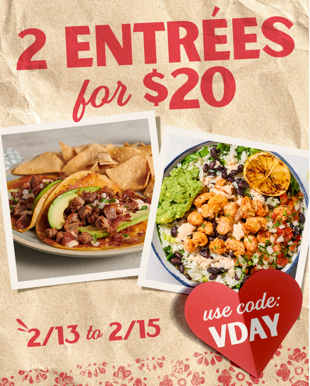 2 Entrées for $20 This Weekend at Rubio's