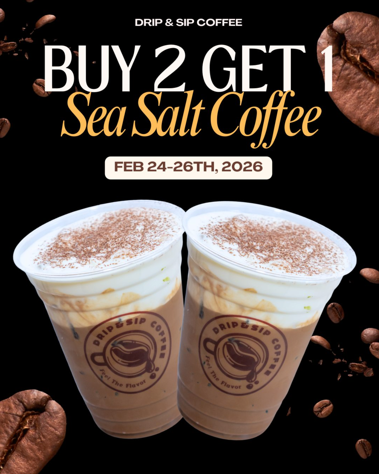 Buy 2 Get 1 Free Sea Salt Coffee