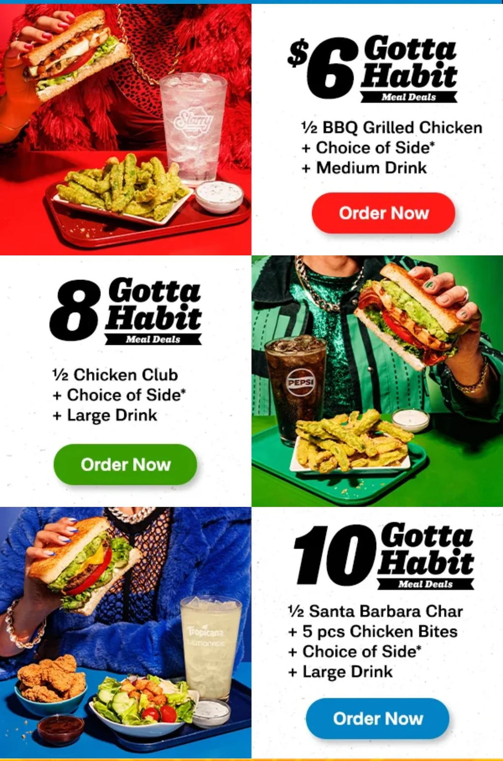 $8 and $10 Meal Deals at Habit Burger & Grill