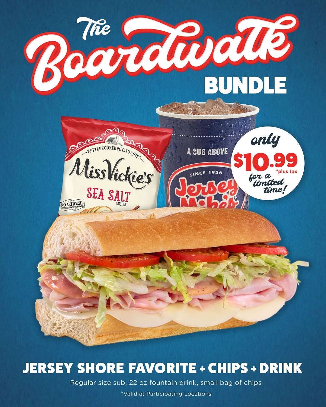 Boardwalk Bundle for $10.99 at Jersey Mike's