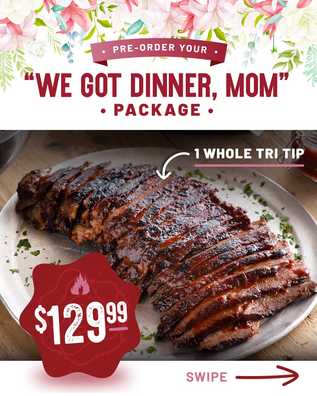 "We Got Dinner, Mom" Packages at Stonefire Grill