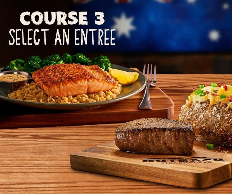 4-Course Meal for Two for $65 at Outback Steakhouse