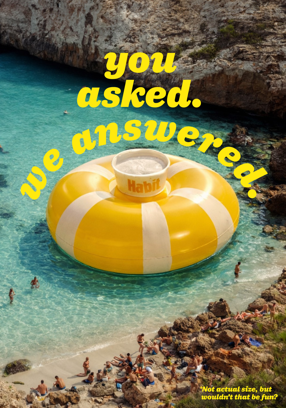 Free Ranch Floatie from Habit Burger & Grill on 3/16